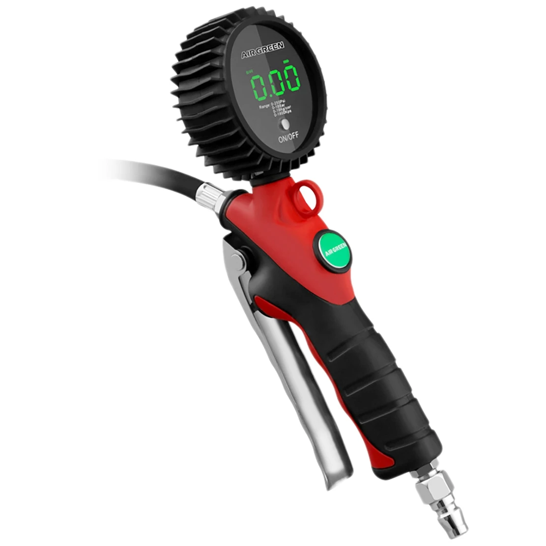 LCD Digital Tire Pressure Gauge 255 PSI Tire Inflator Meter Heavy Duty Air Compressor for Motorcycle Car Truck Bicycle
LCD Digital Tire Pressure Gauge 255 PSI Tire Inflator Meter Heavy Duty Air Compressor for Motorcycle Car Truck Bicycle
