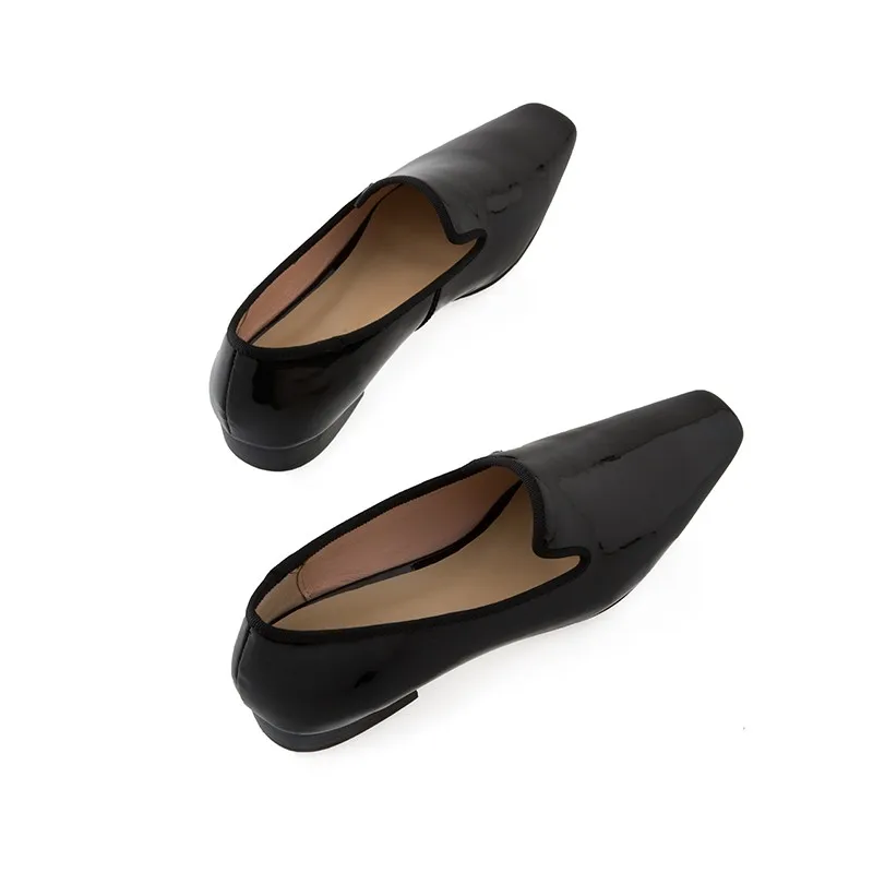 Womens Chunky Heel Pump Shoes Neutral Spring Big Size 40 New 2021 Square Toe Patent Leather Ladies Pumps Black Low Heels Loafers
Womens Chunky Heel Pump Shoes Neutral Spring Big Size 40 New 2021 Square Toe Patent Leather Ladies Pumps Black Low Heels Loafers