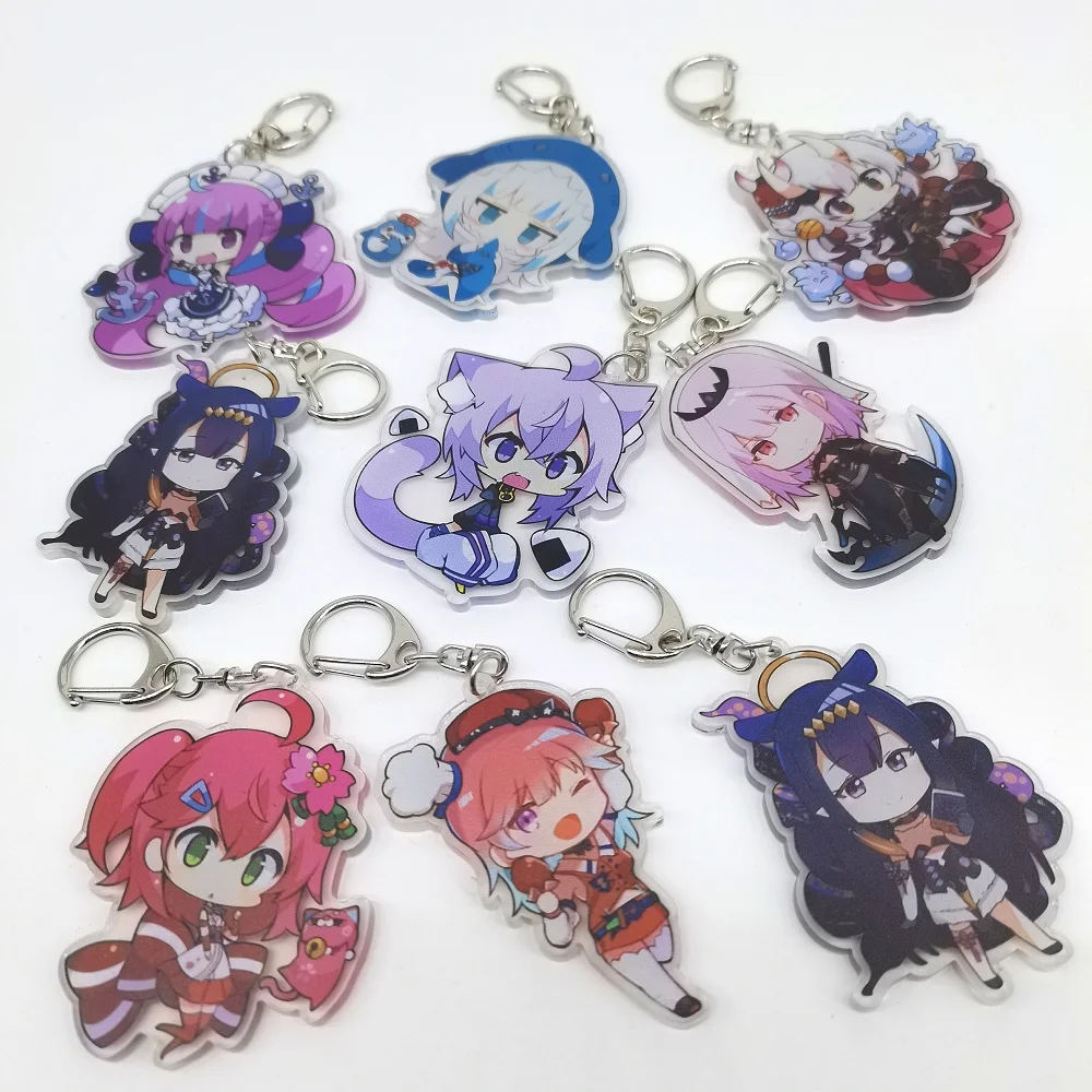 Anime Key Chain Hololive Vtuber Figure Acrylic Keychains Usada Pekora Uruha Rushia Hosimati Suisei Inugami Korone Bags Key Ring
Anime Key Chain Hololive Vtuber Figure Acrylic Keychains Usada Pekora Uruha Rushia Hosimati Suisei Inugami Korone Bags Key Ring