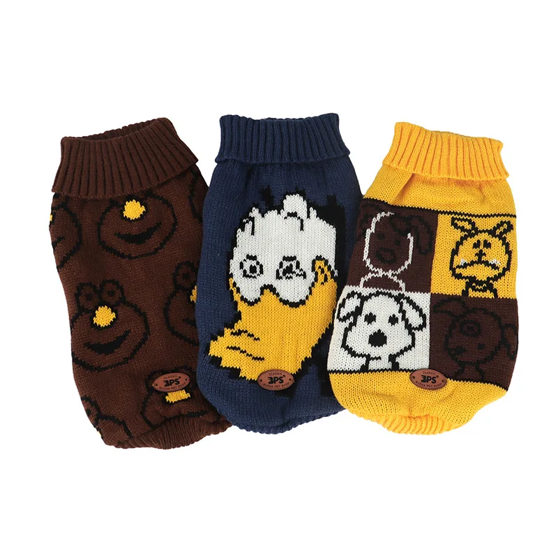 Explosive Dog Clothing Cartoon Knitted Pet Sweater Autumn and Winter Plus Velvet Medium and Small Cats and Dogs General Clothes
Explosive Dog Clothing Cartoon Knitted Pet Sweater Autumn and Winter Plus Velvet Medium and Small Cats and Dogs General Clothes