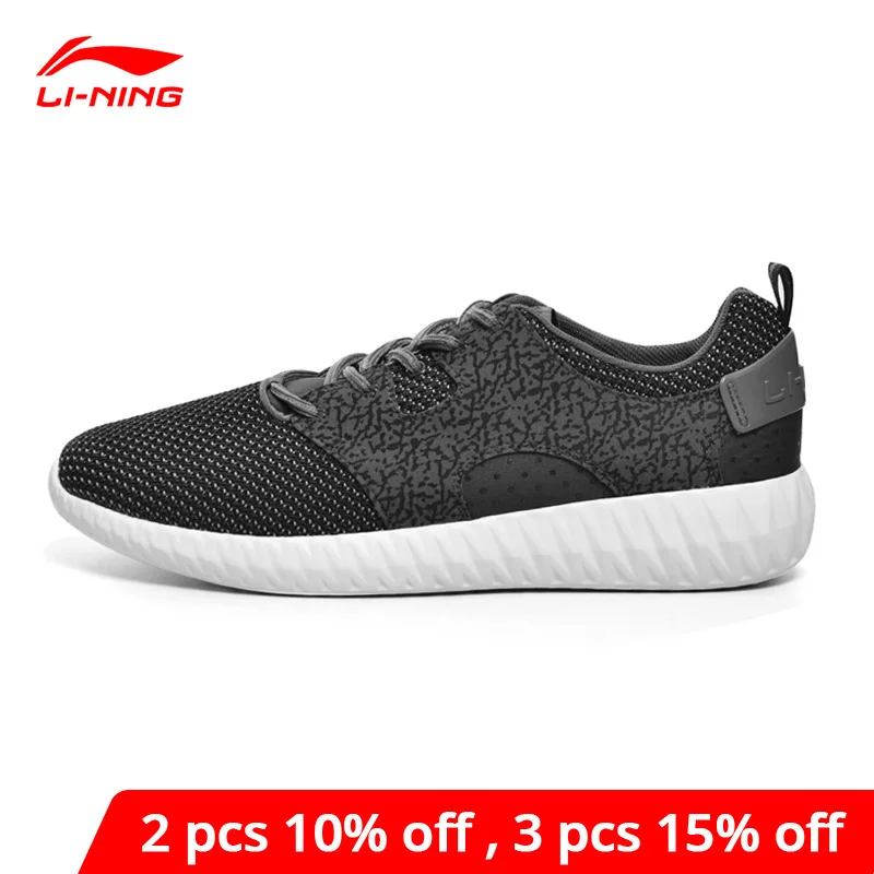 Li-Ning/мужская стильная обувь для образа жизни Текстильные мягкие дышащие