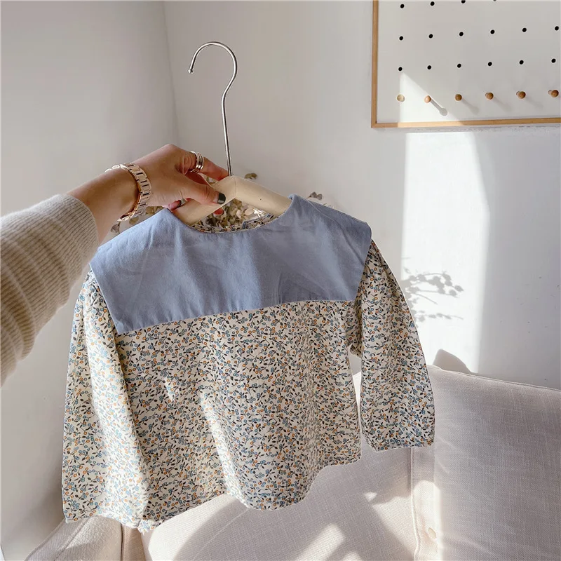 2021 children's spring new products girls' spring wear Korean version broken flower big Lapel long sleeve shirt 21003
2021 children's spring new products girls' spring wear Korean version broken flower big Lapel long sleeve shirt 21003