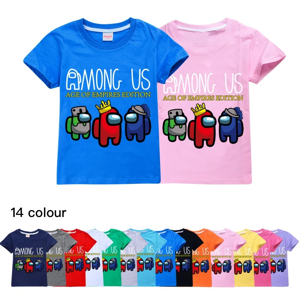 Among Neutral Us Kids Teen Cotton Boys T Shirts Children Short Sleeve Clothing Casual Tees Tops Girls T Shirt
Among Neutral Us Kids Teen Cotton Boys T Shirts Children Short Sleeve Clothing Casual Tees Tops Girls T Shirt