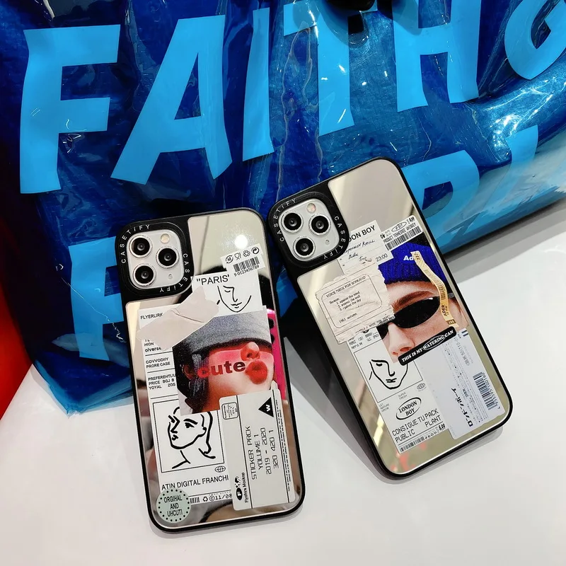 Ins Cute Boy Label Mirror Phone Case For iphone 11 Pro Max 12 mini X XR XS Max 7 8 plus Back Cover Soft Acrylic iphone 12 Case
Ins Cute Boy Label Mirror Phone Case For iphone 11 Pro Max 12 mini X XR XS Max 7 8 plus Back Cover Soft Acrylic iphone 12 Case