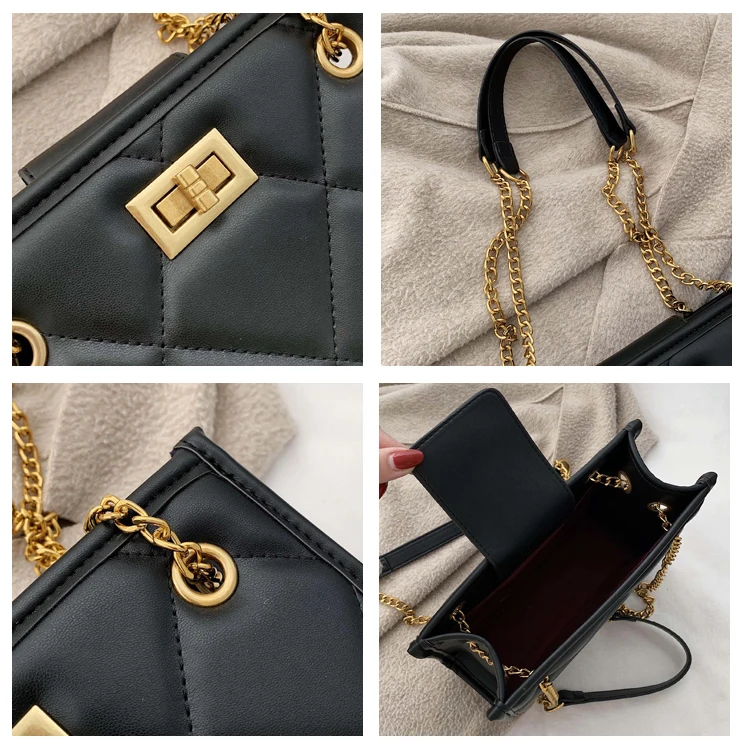 2021 Fashion Shoulder Bag Women Travel Bags Leather Pu Quilted Bag Female Luxury Handbags Women Bags Designer Sac A Main Femme
2021 Fashion Shoulder Bag Women Travel Bags Leather Pu Quilted Bag Female Luxury Handbags Women Bags Designer Sac A Main Femme