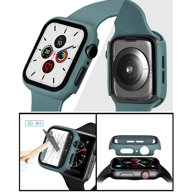 Strap+Glass+Case for Apple Watch Band 44mm 40mm iWatch band 42mm 38mm silicone bumper+bracelet for apple watch series 4 3 5 SE 6
Strap+Glass+Case for Apple Watch Band 44mm 40mm iWatch band 42mm 38mm silicone bumper+bracelet for apple watch series 4 3 5 SE 6