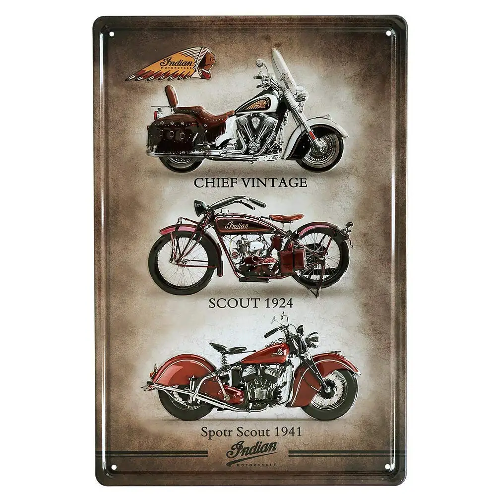 Indian Motorcycle Metal Wall Sign Tin Warning Hanging Signs Vintage Plaque Art Poster Painting Celebrity Yard Garden Door Bar
Indian Motorcycle Metal Wall Sign Tin Warning Hanging Signs Vintage Plaque Art Poster Painting Celebrity Yard Garden Door Bar