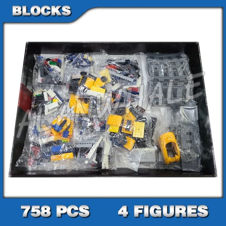 758pcs Motorized Passenger Train 10-speed Remote Control Railway City 02117 Model Building Blocks Toy Compatible With Bricks
758pcs Motorized Passenger Train 10-speed Remote Control Railway City 02117 Model Building Blocks Toy Compatible With Bricks