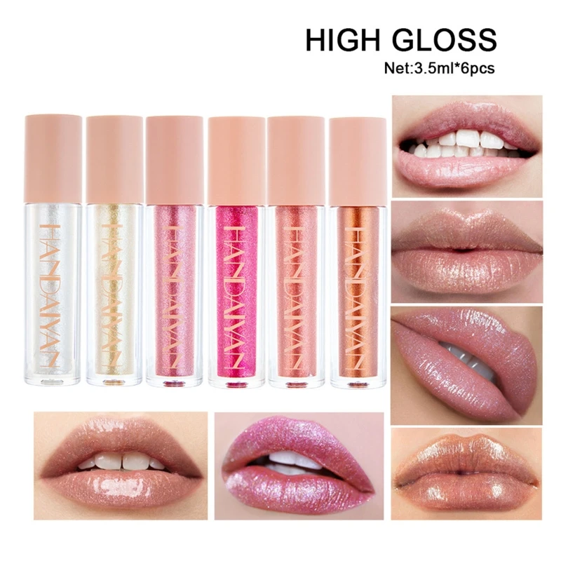 Набор антипригарных блесков для губ, 6 цветов, стойкая и водонепроницаемая прочная косметика для красоты губ
Набор антипригарных блесков для губ, 6 цветов, стойкая и водонепроницаемая прочная косметика для красоты губ