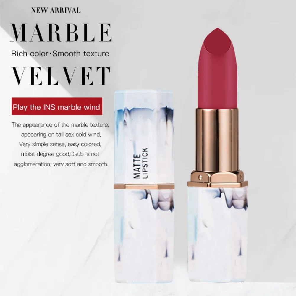 Moisturizing Lipstick Waterproof Lipstick Marble Lipstick Retro 8 Color Lipstick Persistent Coloring Non-Stick Cup Lip Glaze
Moisturizing Lipstick Waterproof Lipstick Marble Lipstick Retro 8 Color Lipstick Persistent Coloring Non-Stick Cup Lip Glaze