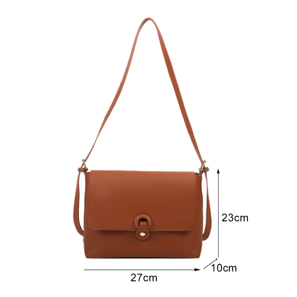 Fashion Women Solid Color Messenger Bag Ladies Stylish Flap PU Leather Magnetic Buckle Shoulder Bag
Fashion Women Solid Color Messenger Bag Ladies Stylish Flap PU Leather Magnetic Buckle Shoulder Bag