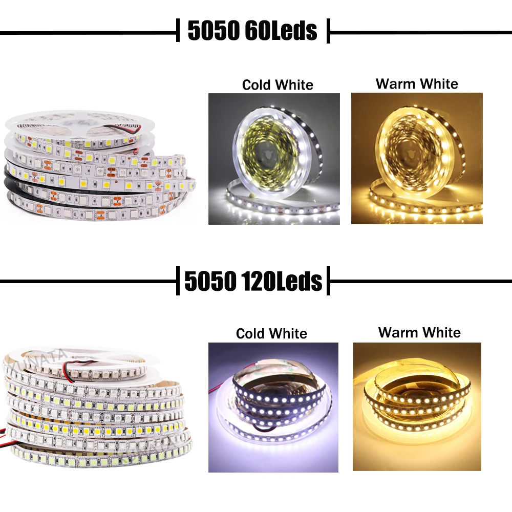 Светодиодная лента RGB 5 м 12 В 5050 5054 гибкая светодиодная 60/120 веревосветильник ПА