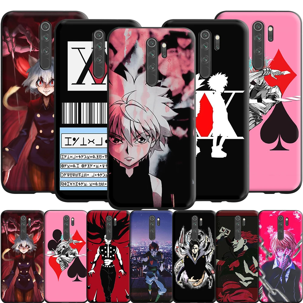 Лицензионный чехол Hunter X для Redmi Note 9s 9 8 7 10 10s 10T K40 9T 9C 9A 10X Pro Prime NFC | Мобильные