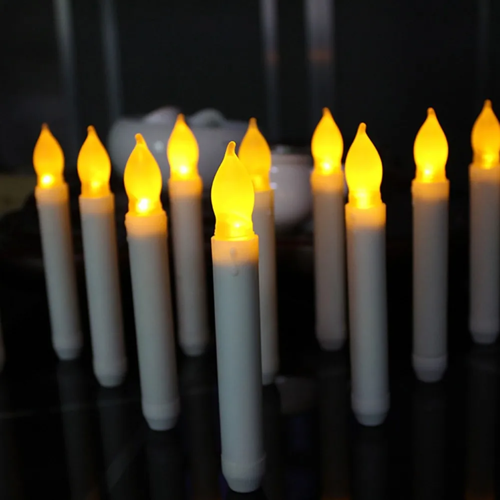 Yellow Flameless LED Candles With Batteries Light Flickering Remote Romantic Party Dinner Christmas Home Decoration New Year
Yellow Flameless LED Candles With Batteries Light Flickering Remote Romantic Party Dinner Christmas Home Decoration New Year