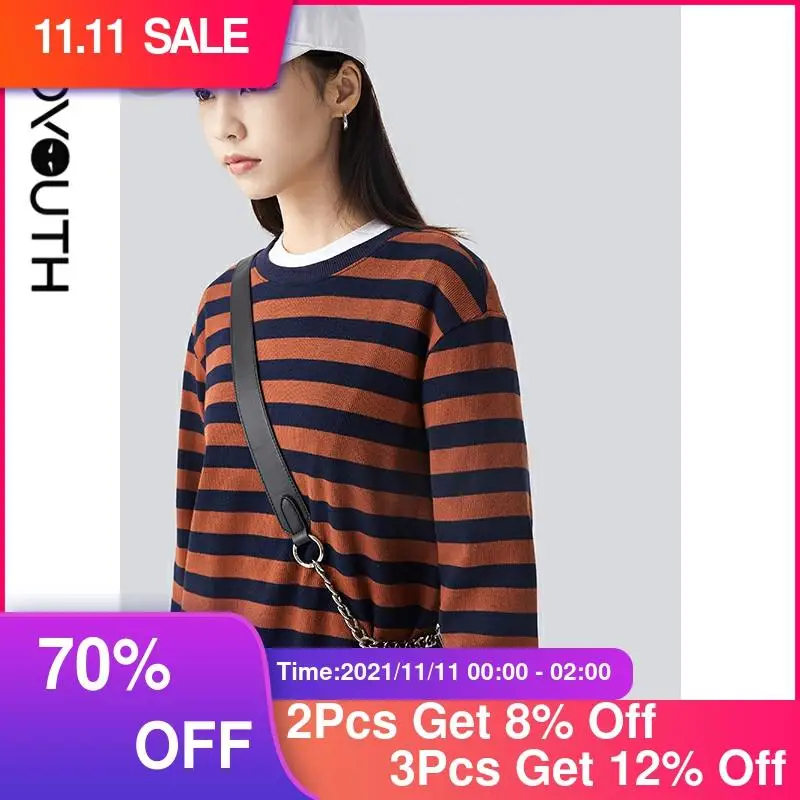 Toyouth Women Autumn Pullover Striped Long Sleeves Loose Casual Basic Gray Hoodie
Toyouth Women Autumn Pullover Striped Long Sleeves Loose Casual Basic Gray Hoodie