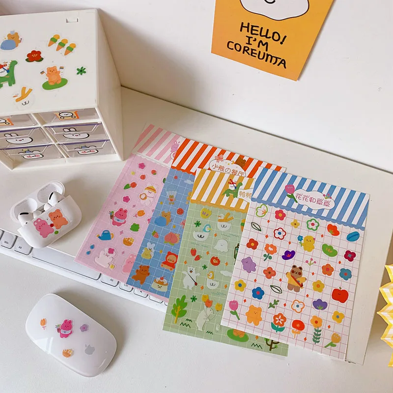 Lovely Cartoon Animal PVC Rainbow Candy Flower Phone Decorative Stickers Stationary Orangizer Box Decoration School Supplies
Lovely Cartoon Animal PVC Rainbow Candy Flower Phone Decorative Stickers Stationary Orangizer Box Decoration School Supplies