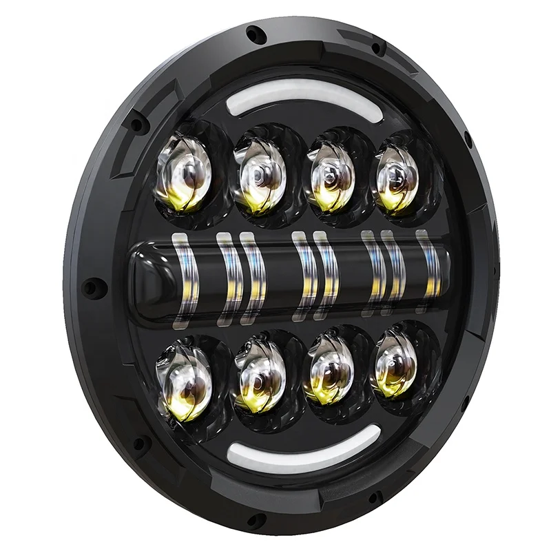 7" Inch 75W CREEs LED Headlights for Jeep Wrangler JK TJ LJ 1997-2018 with Daytime Running Light Round Hi/Lo Beam Headlamp
7" Inch 75W CREEs LED Headlights for Jeep Wrangler JK TJ LJ 1997-2018 with Daytime Running Light Round Hi/Lo Beam Headlamp