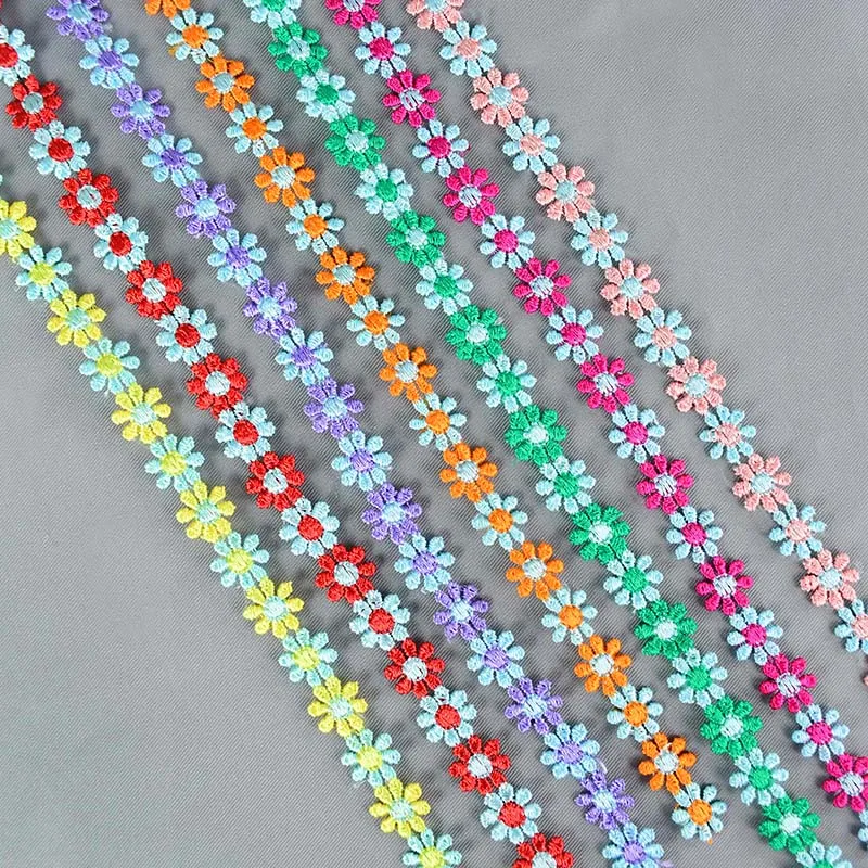 3 Yards 12mm Daisy Flower Lace Trim Wedding Decor Knitting Embroidered Ribbon DIY Handmade Apparel Hat Dress Sewing Accessories
3 Yards 12mm Daisy Flower Lace Trim Wedding Decor Knitting Embroidered Ribbon DIY Handmade Apparel Hat Dress Sewing Accessories