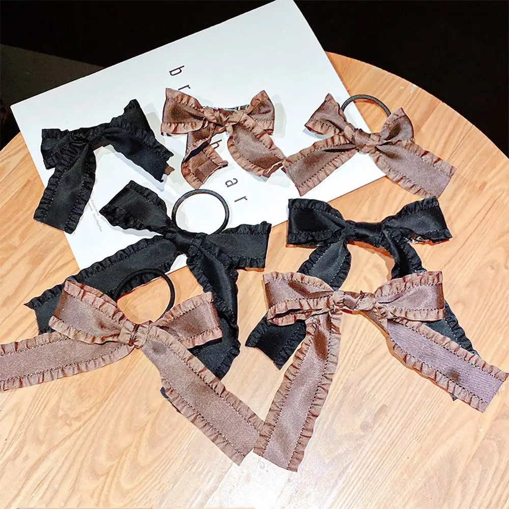 New Fashion Long Ribbon Ruffle Bow Hair Ropes Hair Clips for Women Girls Satin Hairgrips Duckbill Clips Barrettes Headwear
New Fashion Long Ribbon Ruffle Bow Hair Ropes Hair Clips for Women Girls Satin Hairgrips Duckbill Clips Barrettes Headwear