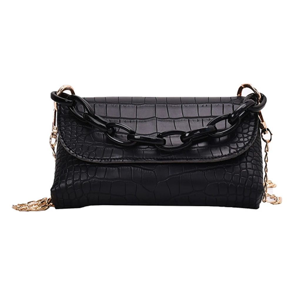 2020 New Fashion Chain Bag Crocodile Pattern Shoulder Bags Women Bag Hand Bag Patent Leather Baguette Shape Handbag PU Hand Bags 
2020 New Fashion Chain Bag Crocodile Pattern Shoulder Bags Women Bag Hand Bag Patent Leather Baguette Shape Handbag PU Hand Bags