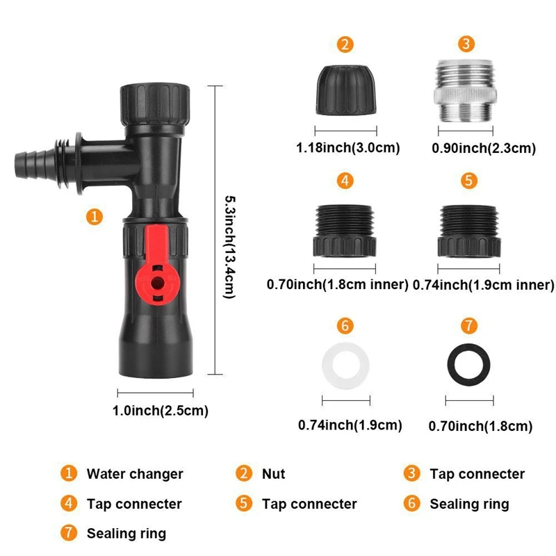 Fish Tank Plastic Water Changer Pump Faucet Type Water Changer Fish Tank Cleaning Plastic
Fish Tank Plastic Water Changer Pump Faucet Type Water Changer Fish Tank Cleaning Plastic