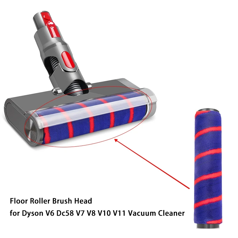 Durable Replacement Parts Floor Roller Brush Head for Dyson V6 DC58 V7 V8 V10 V11 Vacuum Cleaner Cleaning Tool
Durable Replacement Parts Floor Roller Brush Head for Dyson V6 DC58 V7 V8 V10 V11 Vacuum Cleaner Cleaning Tool