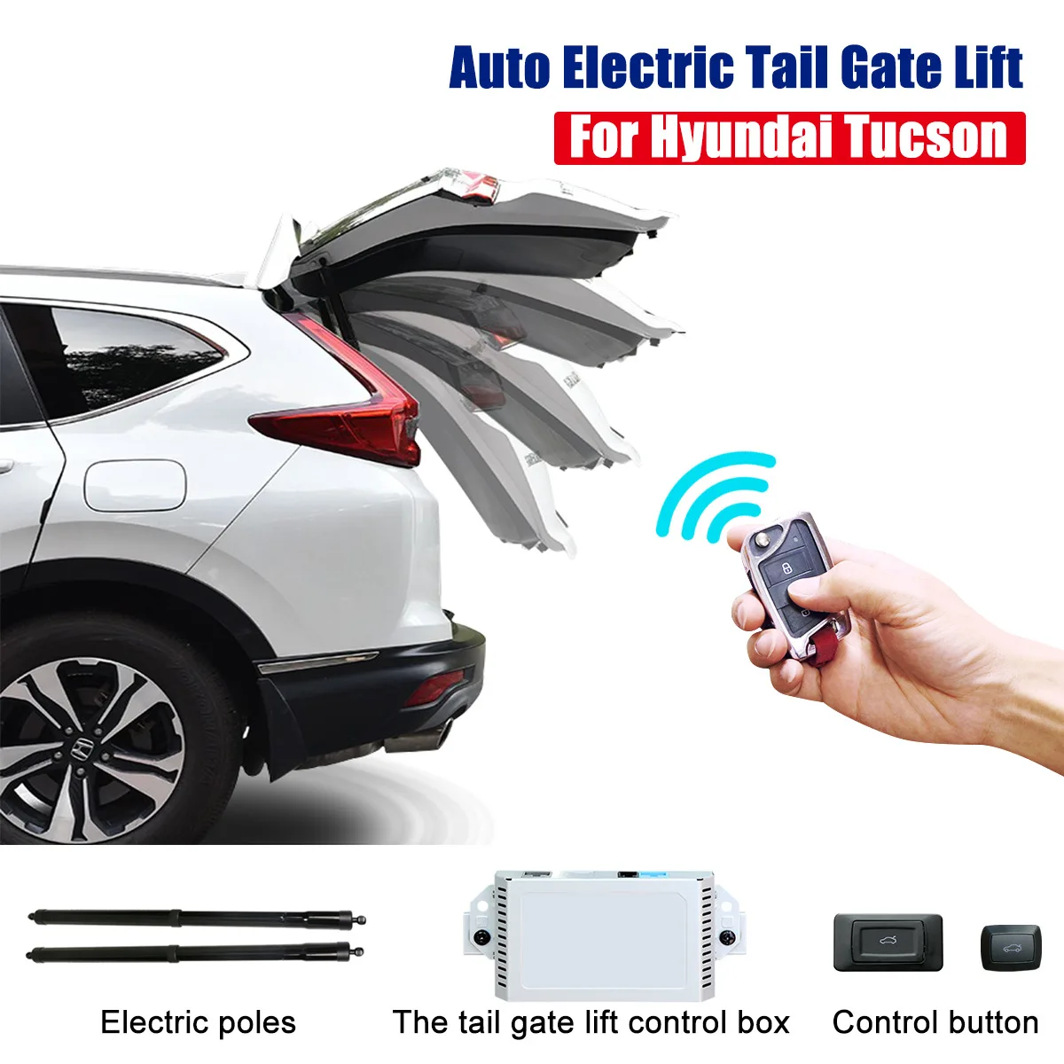 Car Accessories Sensor ElectricTail Gate Lift For Hyundai Tucson 2015 2016+ One Foot Activated Trunk Boot Auto Kick Sensor Rear
Car Accessories Sensor ElectricTail Gate Lift For Hyundai Tucson 2015 2016+ One Foot Activated Trunk Boot Auto Kick Sensor Rear