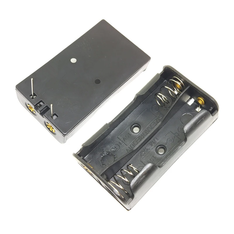 500pcs/lot MasterFire Plastic 2 X 1.5V AA Battery Clip Holder With Pin 2 Slots 3V AA Batteries Storage Box Case Container
500pcs/lot MasterFire Plastic 2 X 1.5V AA Battery Clip Holder With Pin 2 Slots 3V AA Batteries Storage Box Case Container