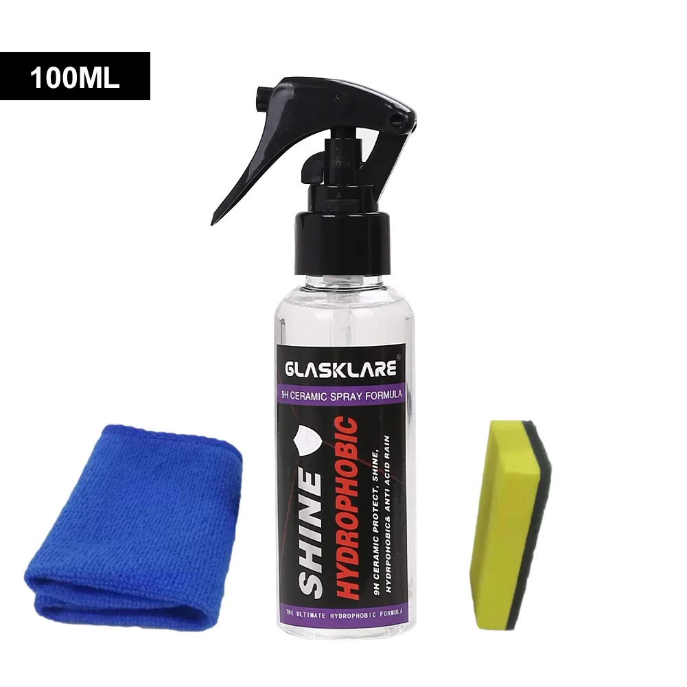 GLASKLARE 50ml/100ml Upgrad Auto Ceramic Glass Coat Super Hydrophobic Car Liquid Coat Paint Anti-Corrosion Durable Coating Tools
GLASKLARE 50ml/100ml Upgrad Auto Ceramic Glass Coat Super Hydrophobic Car Liquid Coat Paint Anti-Corrosion Durable Coating Tools