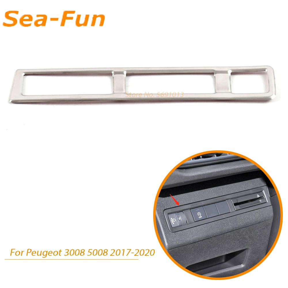 For Peugeot 3008 5008 2017 2018 2019 2020 Headlight Adjustment Switch Protector Cover Trim Frame Interior Car Accessories
For Peugeot 3008 5008 2017 2018 2019 2020 Headlight Adjustment Switch Protector Cover Trim Frame Interior Car Accessories