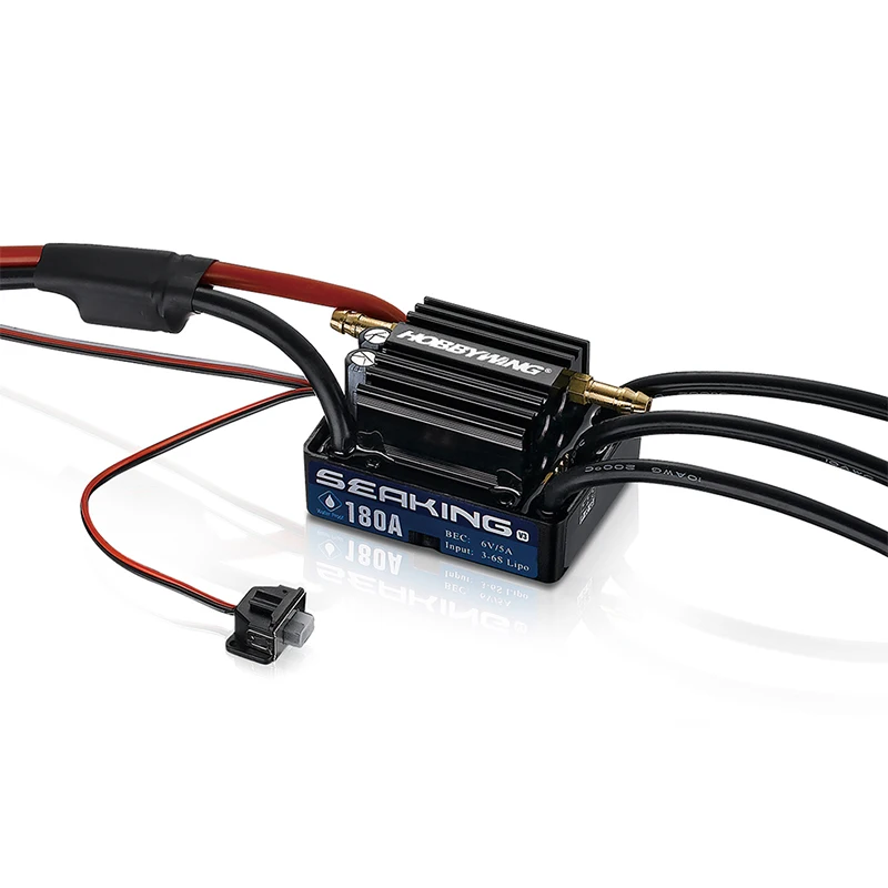 1PC RC Seaking 30A 60A 120A 180A 160A 130A ESC Bidirectional Water Cooling ESC 2S 6S 5S 12S Waterproof ESC/4.8/8.4V Program Card
1PC RC Seaking 30A 60A 120A 180A 160A 130A ESC Bidirectional Water Cooling ESC 2S 6S 5S 12S Waterproof ESC/4.8/8.4V Program Card