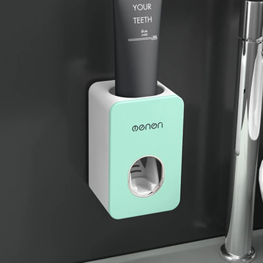 Automatic Toothpaste Dispenser Wallmounted Rack Shelf Toothbrush Holder Bathroom Wall Mount Stand Bathroom Accessories Set Squee
Automatic Toothpaste Dispenser Wallmounted Rack Shelf Toothbrush Holder Bathroom Wall Mount Stand Bathroom Accessories Set Squee
