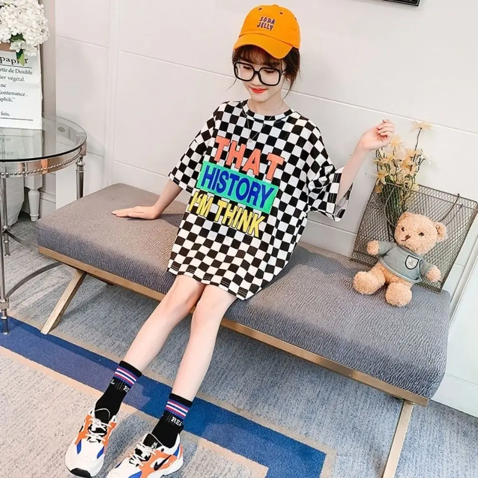 2021 Girls Summer Clothing Long T Shirt for Girls Fashion Cotton T-Shirt Girls Tops Summer Tee Casual Tshirt Kids 6 8 12 14 Yrs
2021 Girls Summer Clothing Long T Shirt for Girls Fashion Cotton T-Shirt Girls Tops Summer Tee Casual Tshirt Kids 6 8 12 14 Yrs