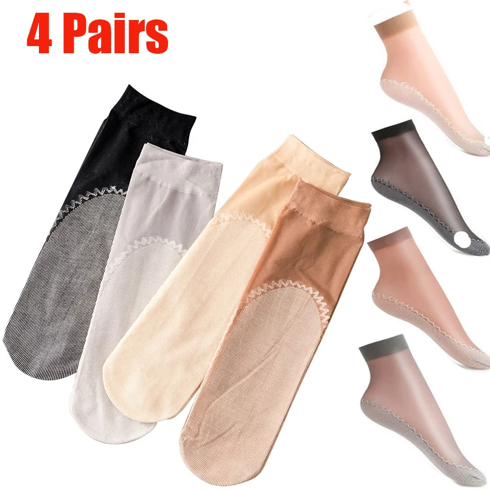 Summer Soft Silk Socks Women Cotton Breathable Bottom Non-Slip Transparent Thin Socks Ladies Short Sock Nylon Slippers Sock
Summer Soft Silk Socks Women Cotton Breathable Bottom Non-Slip Transparent Thin Socks Ladies Short Sock Nylon Slippers Sock