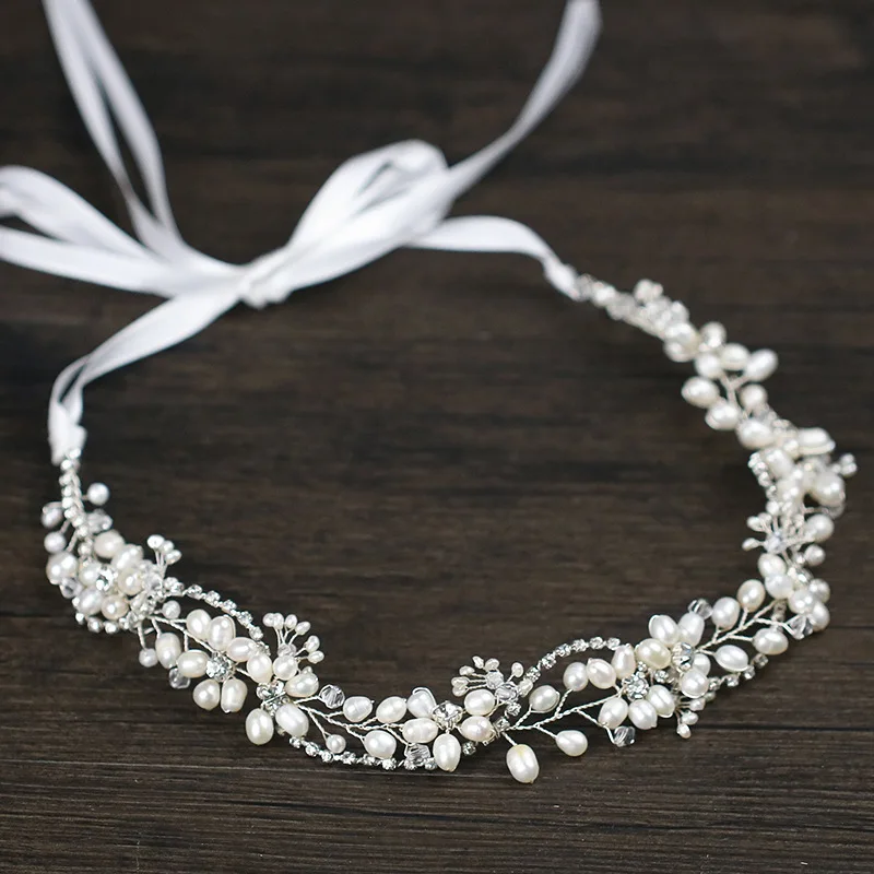 MYFEIVO Freshwater Pearl Hairband Hand Braided Rhinestone Bridal Headgear Dress Wedding Accessories Bridal Jewelry HQ1561
MYFEIVO Freshwater Pearl Hairband Hand Braided Rhinestone Bridal Headgear Dress Wedding Accessories Bridal Jewelry HQ1561
