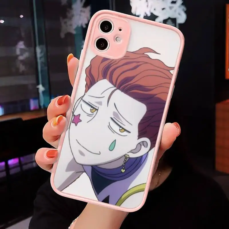 Hisoka Anime Hunter X hunter Phone Case For iPhone 12 11 Mini Pro XR XS Max 7 8 Plus X Matte transparent Pink Back Cover
Hisoka Anime Hunter X hunter Phone Case For iPhone 12 11 Mini Pro XR XS Max 7 8 Plus X Matte transparent Pink Back Cover