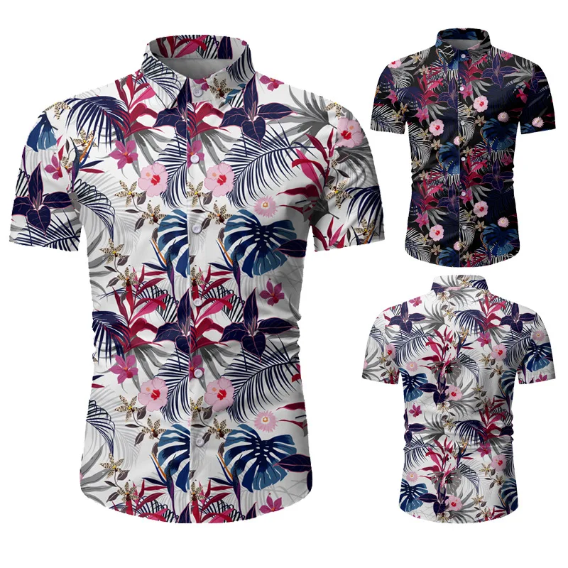 Men's brand's new summer Hawaiian beach short sleeve holiday print shirt in European and American sizes shirts men dress
Men's brand's new summer Hawaiian beach short sleeve holiday print shirt in European and American sizes shirts men dress