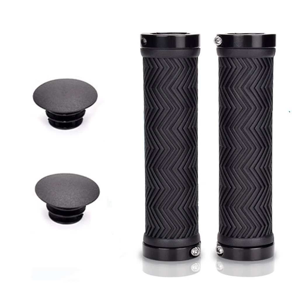 Bicycle Handlebar Grips Cover Anti-Slip Soft Rubber Bike Handlebar End Grips Double Lock for Road Mountain Bike MTB
Bicycle Handlebar Grips Cover Anti-Slip Soft Rubber Bike Handlebar End Grips Double Lock for Road Mountain Bike MTB