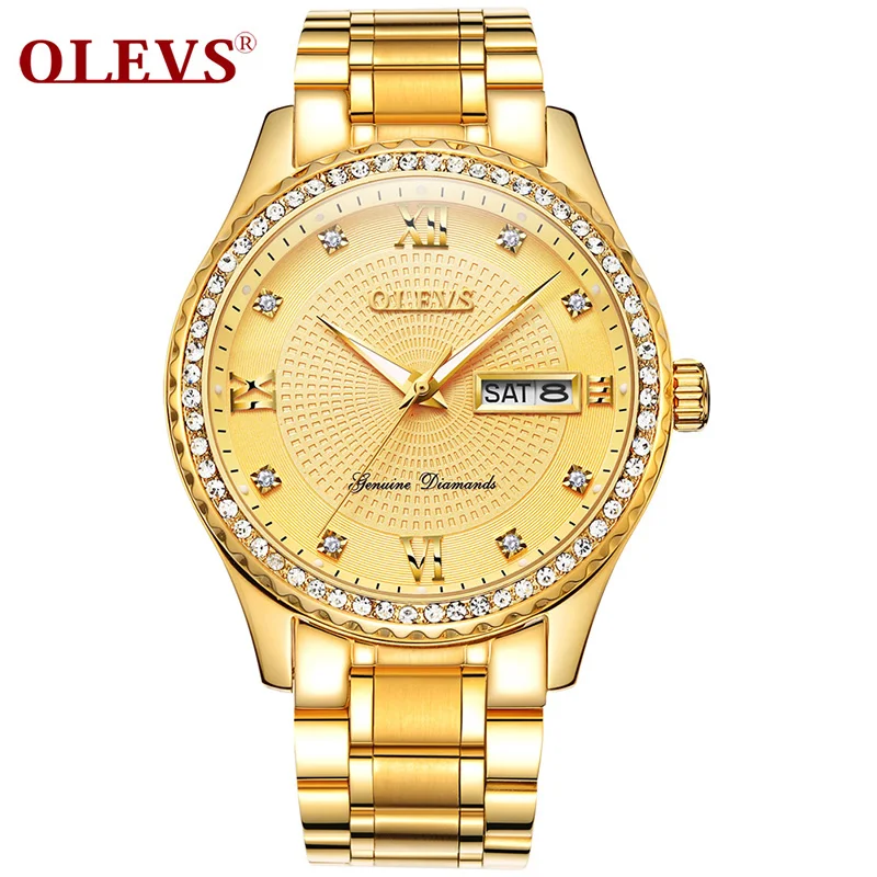 OLEVS Luxury Quartz Watch Men Fashion Business Montre Homme Life Waterproof the Mens' Watches Stainless Steel Clock Reloj Hombre
OLEVS Luxury Quartz Watch Men Fashion Business Montre Homme Life Waterproof the Mens' Watches Stainless Steel Clock Reloj Hombre