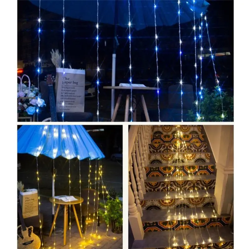 118.11x118.11 Inches 320 LED Colorful Waterfall Lights String EU Plug Curtain Lamps Wedding Christmas Decoration Light
118.11x118.11 Inches 320 LED Colorful Waterfall Lights String EU Plug Curtain Lamps Wedding Christmas Decoration Light