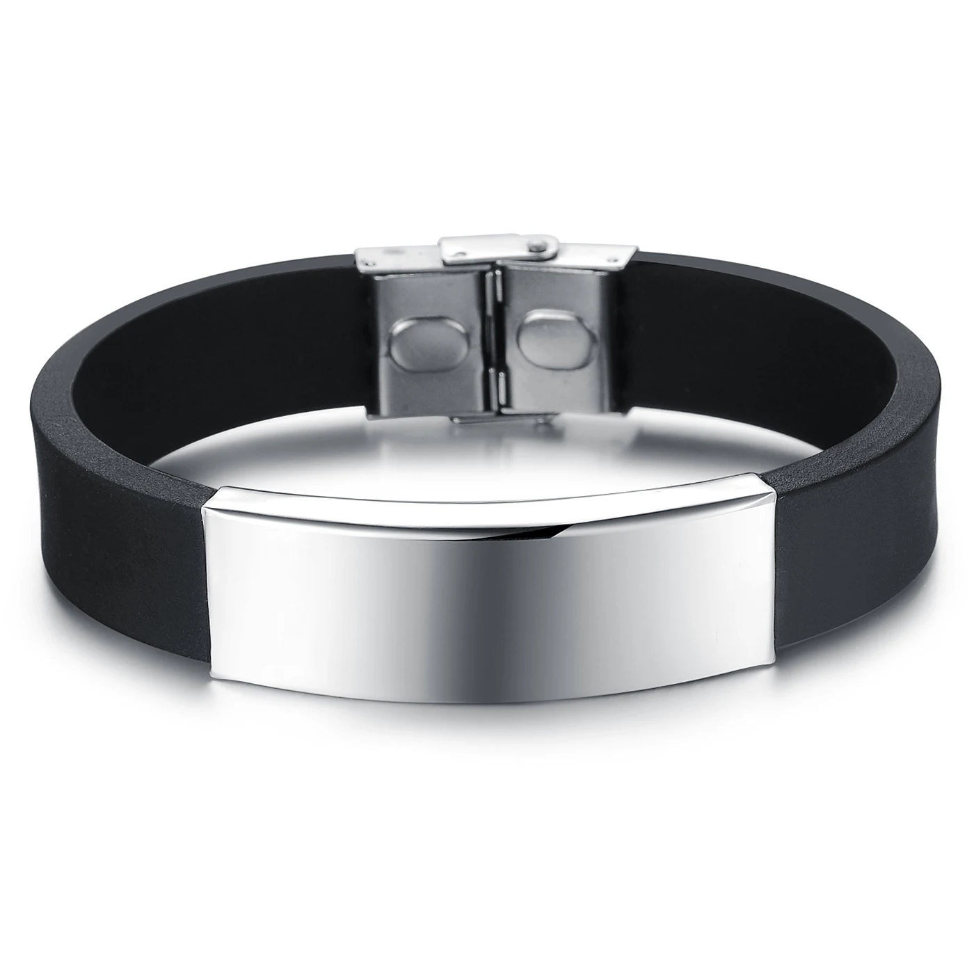 Mens Sport Silicone Bangles Luxury Teen Black Stainless Steel Bracelet Fahion Jewelry Accessories 16MM Wide PH867G
Mens Sport Silicone Bangles Luxury Teen Black Stainless Steel Bracelet Fahion Jewelry Accessories 16MM Wide PH867G