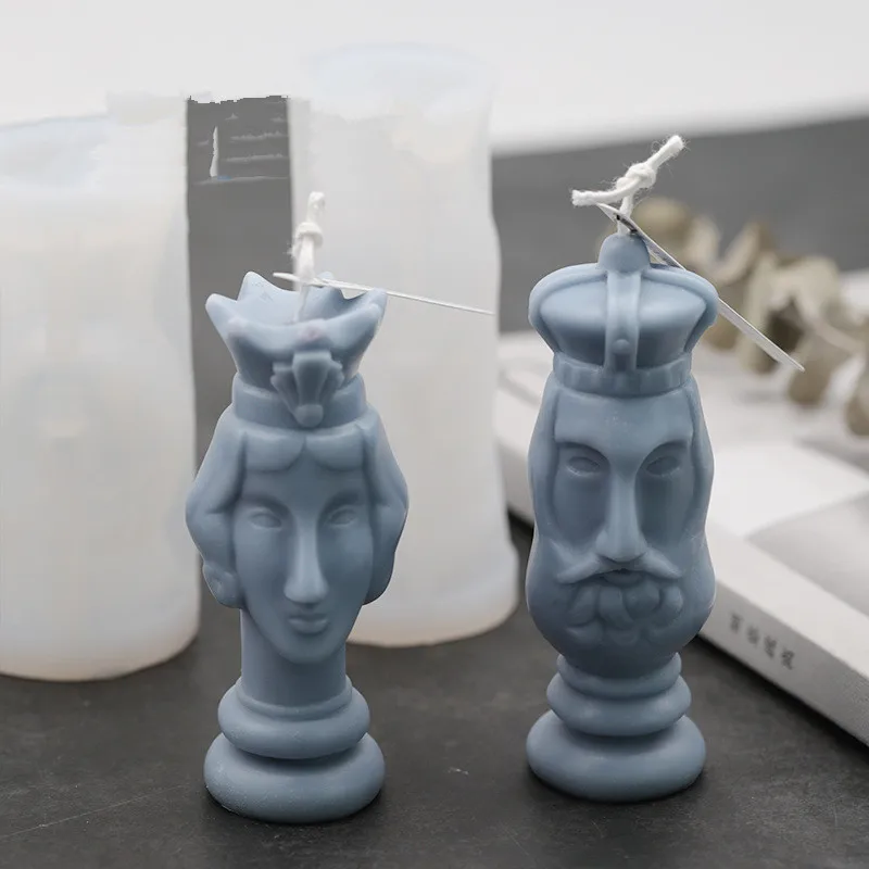 New King and Queen Silicone Candles Molds Manual Creative Aromatherapy Candle Mold Home Decor
New King and Queen Silicone Candles Molds Manual Creative Aromatherapy Candle Mold Home Decor