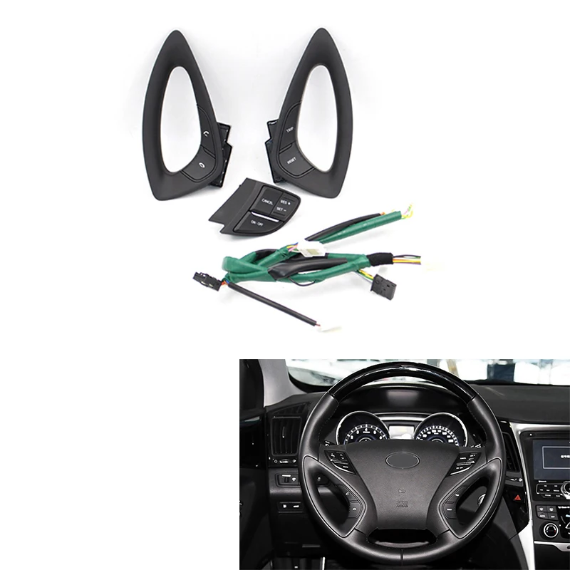 Steering Wheel Cruise Bluetooth Audio Remote Control Switch Trip Music Button DIY for Hyundai Sonata YF I45 964403S000
Steering Wheel Cruise Bluetooth Audio Remote Control Switch Trip Music Button DIY for Hyundai Sonata YF I45 964403S000