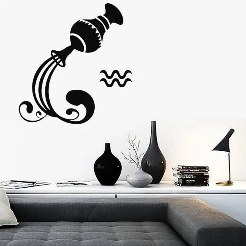 Bottle Wall Sticker Astrological Decal Zodiac Symbol Sign Home Decoration Aquarius Bedroom Wall Decor Wave Removable C2016
Bottle Wall Sticker Astrological Decal Zodiac Symbol Sign Home Decoration Aquarius Bedroom Wall Decor Wave Removable C2016