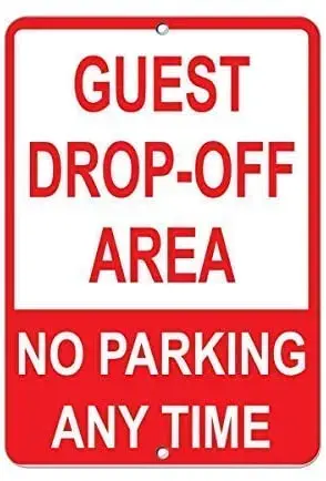 Funny Metal Tin Sign Man Cave Garage Decor 12 x 8 Inches Guest Drop Off Area No Parking Any Time Warning Plaque Art Decor for 
Funny Metal Tin Sign Man Cave Garage Decor 12 x 8 Inches Guest Drop Off Area No Parking Any Time Warning Plaque Art Decor for