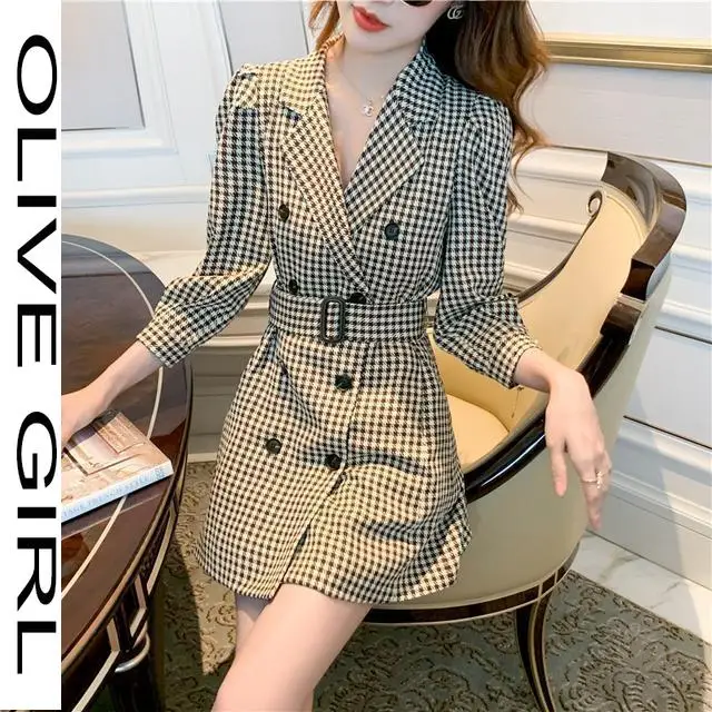 2021 Fashion Long Sleeve Mini Dress Cottagecore Robe Designer Summer Female Plaid OL Dresses Robes For Streetwear Women Casual 
2021 Fashion Long Sleeve Mini Dress Cottagecore Robe Designer Summer Female Plaid OL Dresses Robes For Streetwear Women Casual