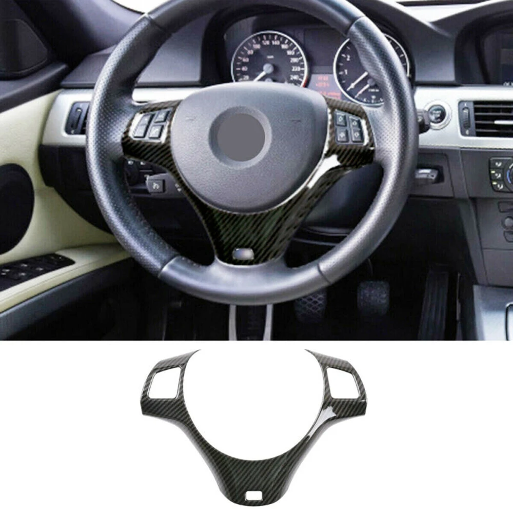 1pcs Car Interior Steering Wheel LCarbon Fiber Style Decoration Cover Trim Mouldings For BMW 4 Series E90 E92 E93 2005-2012 LHD
1pcs Car Interior Steering Wheel LCarbon Fiber Style Decoration Cover Trim Mouldings For BMW 4 Series E90 E92 E93 2005-2012 LHD