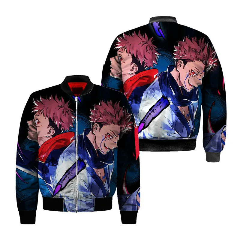 3D Print Jujutsu Kaisen Bomber Jacket Men Winter Coat Fashion Yuji Itadori Streetwear Unisex Thick Coat Men Womens
3D Print Jujutsu Kaisen Bomber Jacket Men Winter Coat Fashion Yuji Itadori Streetwear Unisex Thick Coat Men Womens