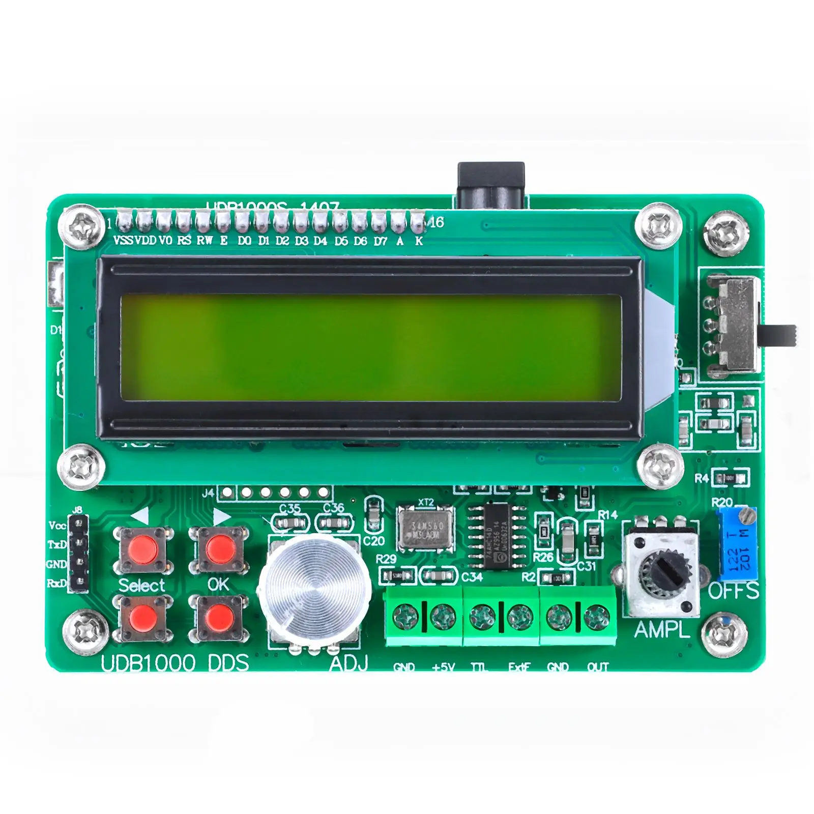 Signal Generator 60MHz Frequency Meter Sweep Module Sine & Square & Triangular & Sawtooth Wave Signal Producer Industry Tools
Signal Generator 60MHz Frequency Meter Sweep Module Sine & Square & Triangular & Sawtooth Wave Signal Producer Industry Tools