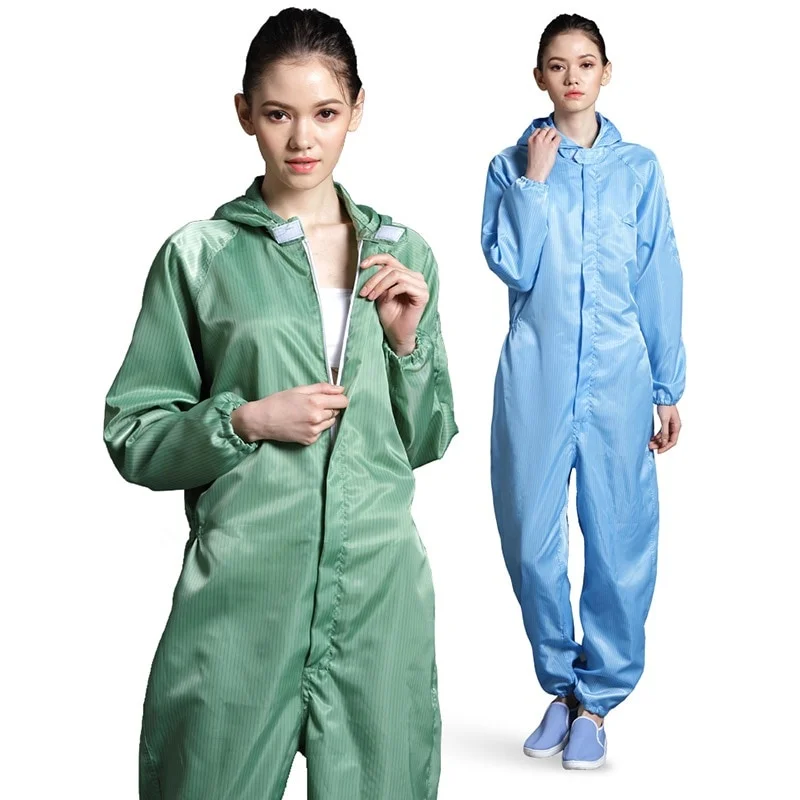 Anti-static Coverall Clean Clothes Hooded Cleanroom Garments Clean Food Dust-proof Paint Work Clothing Unisex Protective Overall 
Anti-static Coverall Clean Clothes Hooded Cleanroom Garments Clean Food Dust-proof Paint Work Clothing Unisex Protective Overall
